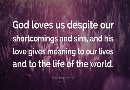 He Loves Us In Spite Of Us